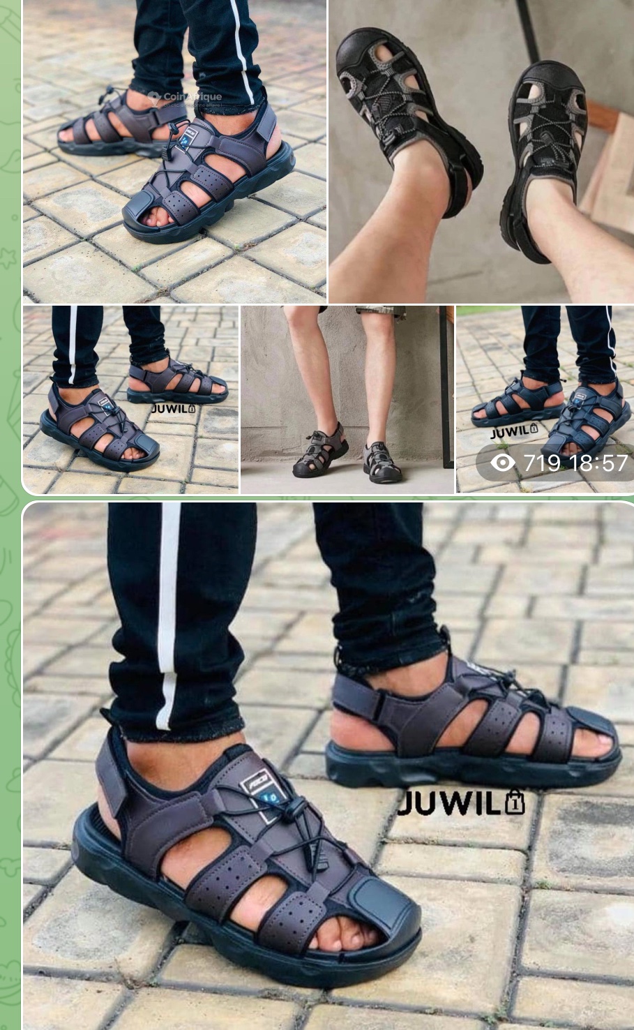 Men moses sandal 3pcs