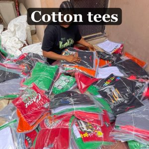 Cotton pattern tees 10pcs (discount on 100pcs)