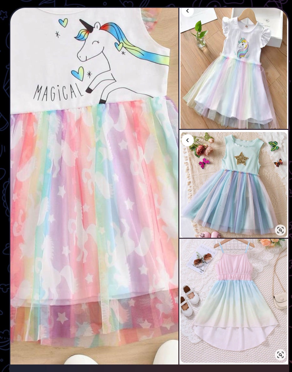 children gown 10pcs set (discount on 100pcs @ 1800)