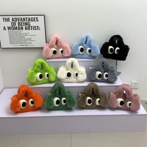 Eye fur tote bag 3pcs per set
