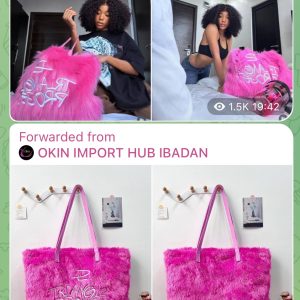 Project tri pink tote bag