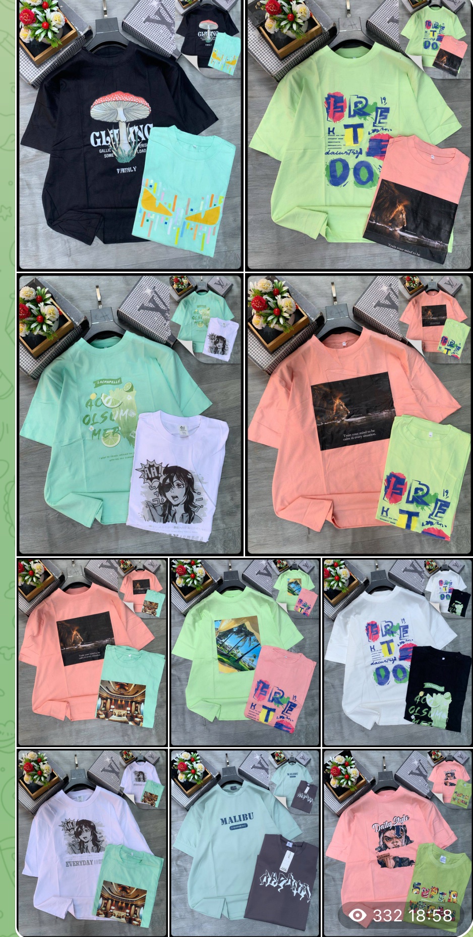 Jacky jacky roundneck 5pcs per set