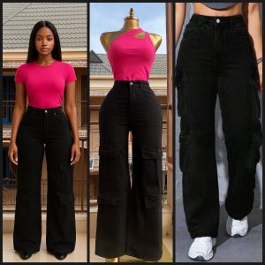 BLACK FASHIONOVA jean (discount on 5pcs )