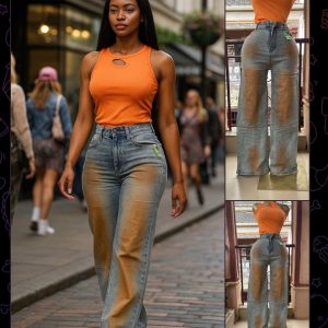 Real denim tainted jean discount on 5pcs