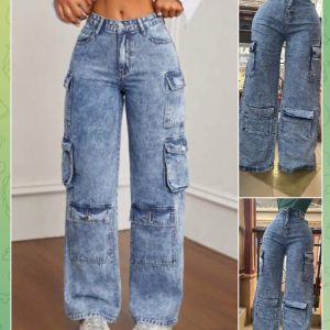 Blue pocket jean