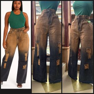 Two shade jean 3pcs set