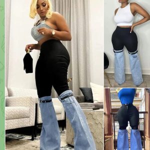 Detachable jean 5pcs set