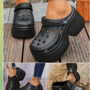 High plaitform croc 3pcs set