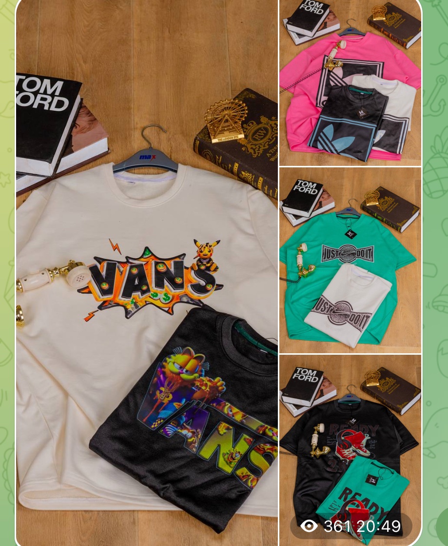 Thick cotton tees 5pcs set