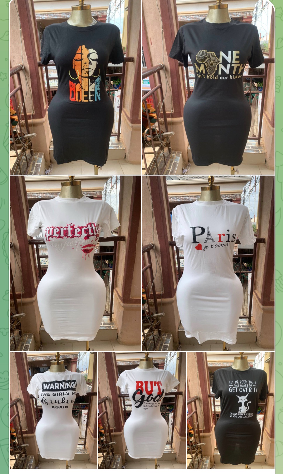 Shirt dress 2pcs set