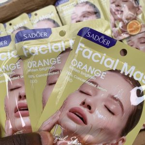 Orange whitening facial mask 90pcs per box