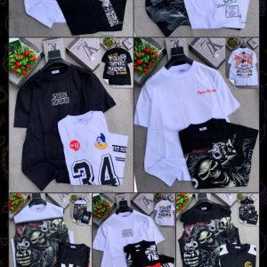 graphic X jersey tees 5pcs set