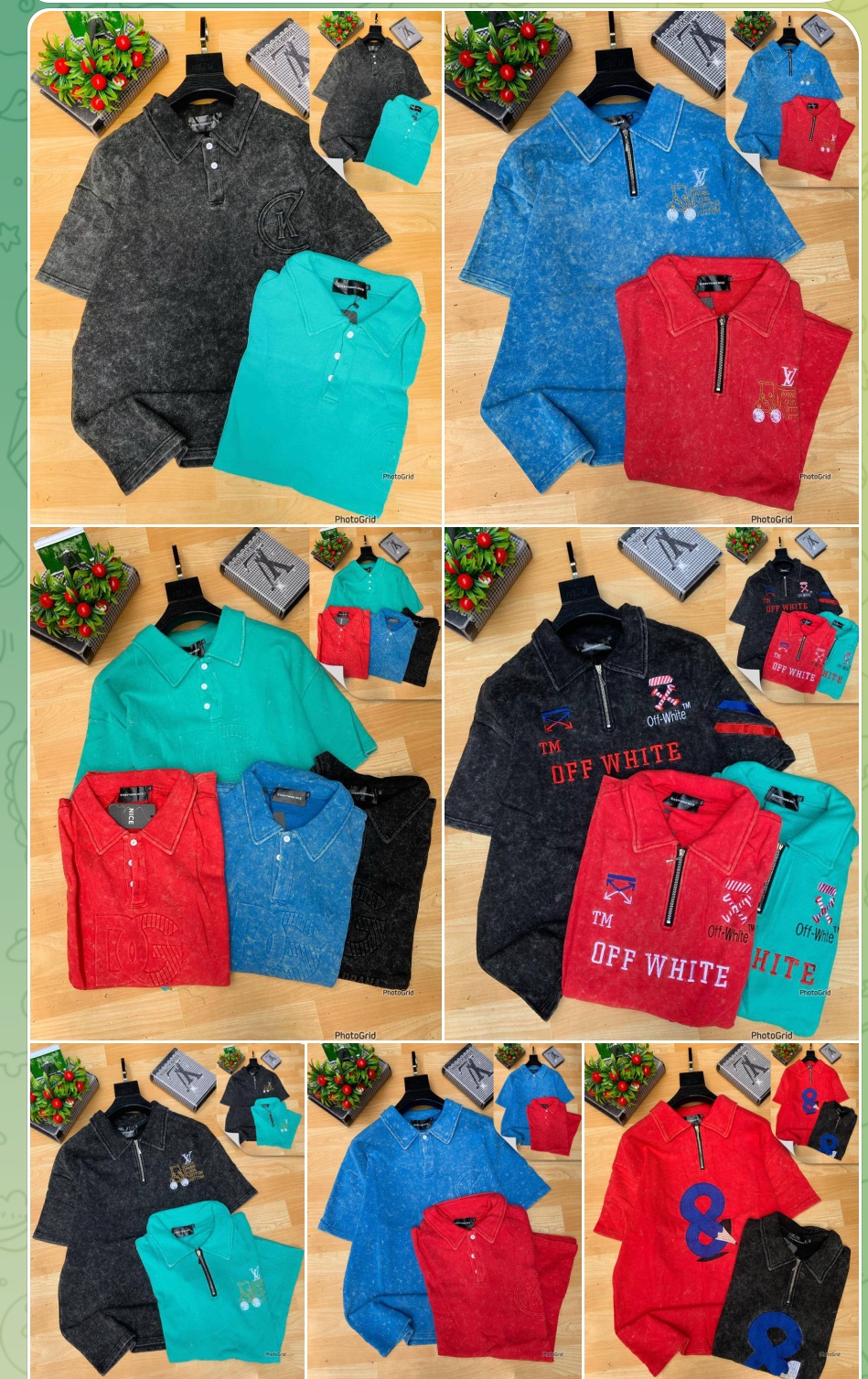 Graded men shirt 10pcs set