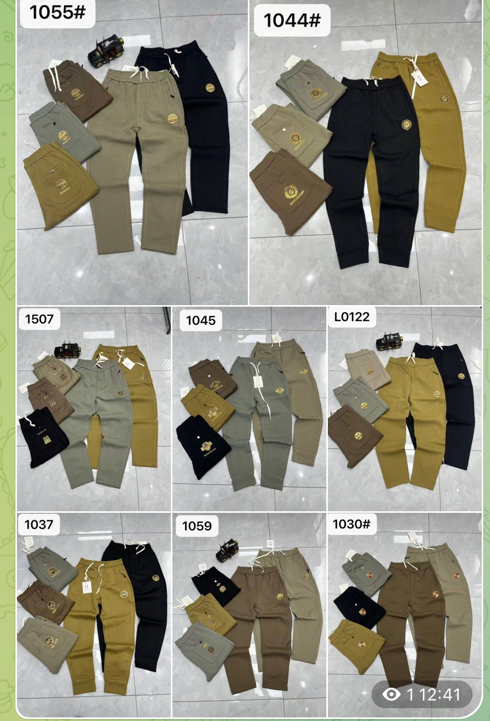 MEN stock trouser 10pcs set