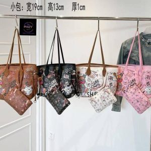 Shark Tote bag with purse 5pcs set