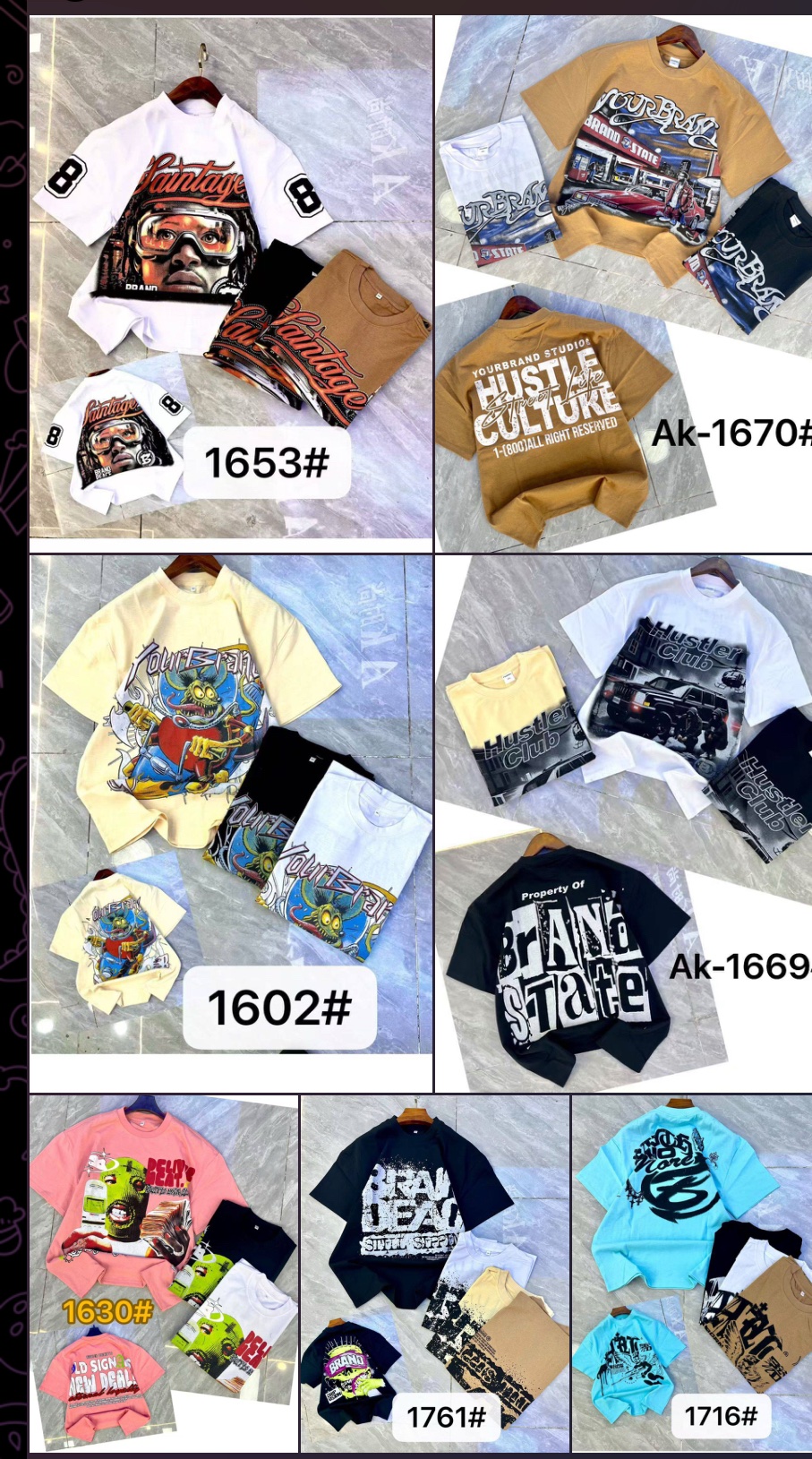 Graphic tees 10pcs set