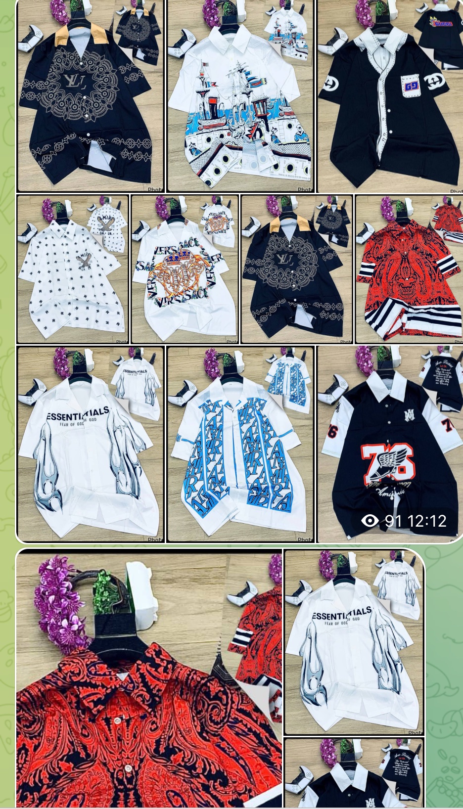 Vintage men tops 10pcs set