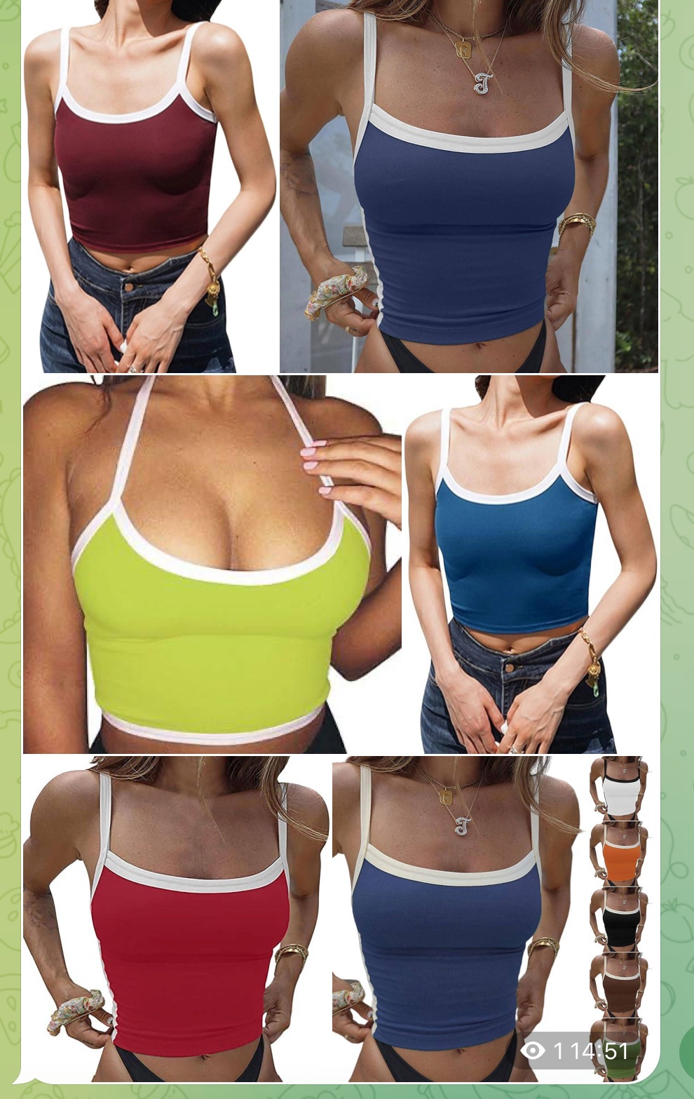 Ladies singlet top 10pcs