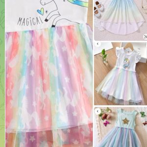 Small flee princess gown 5pcs set
