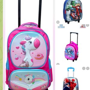 Trolley school bag 1pcs