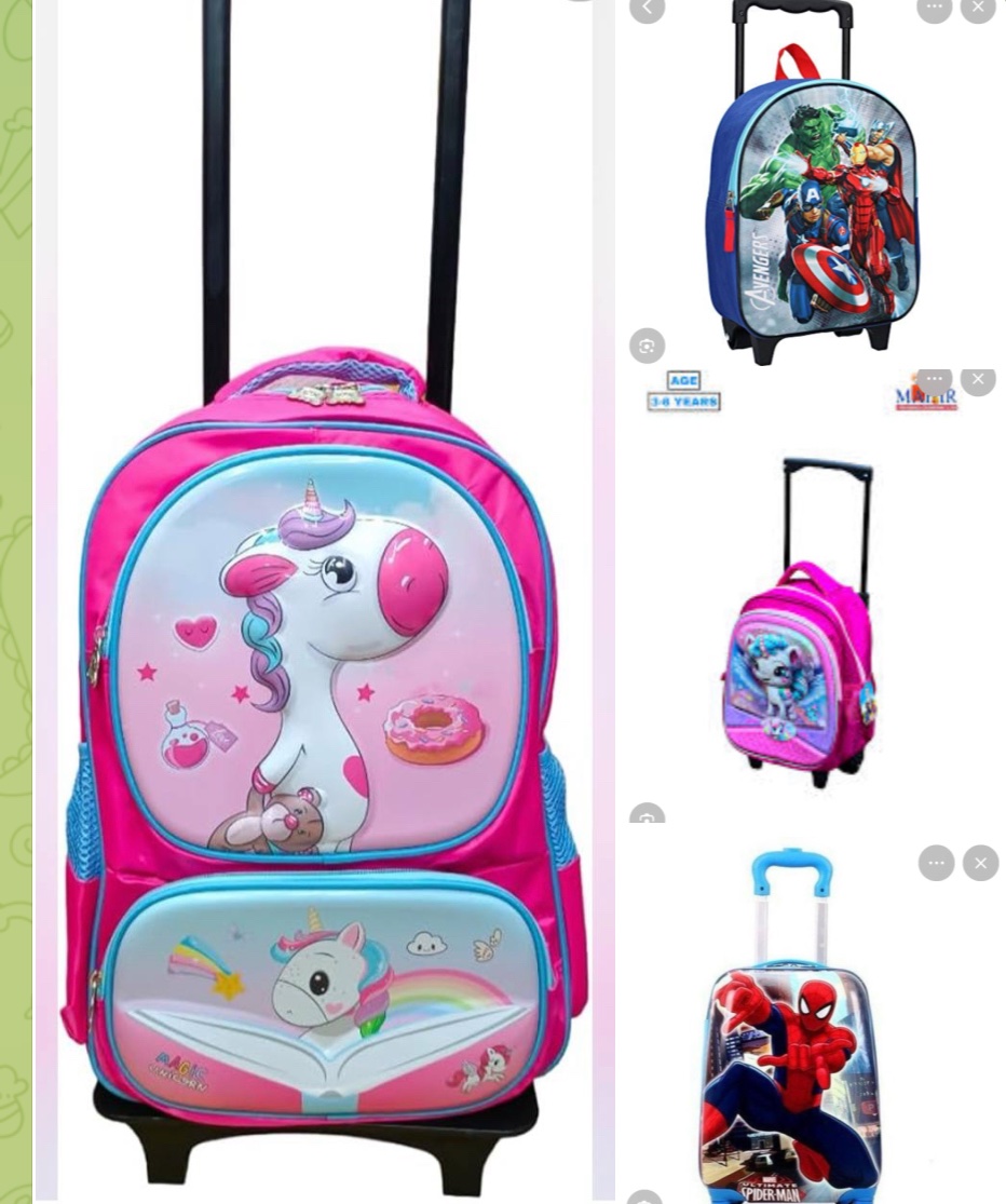 Trolley school bag 1pcs
