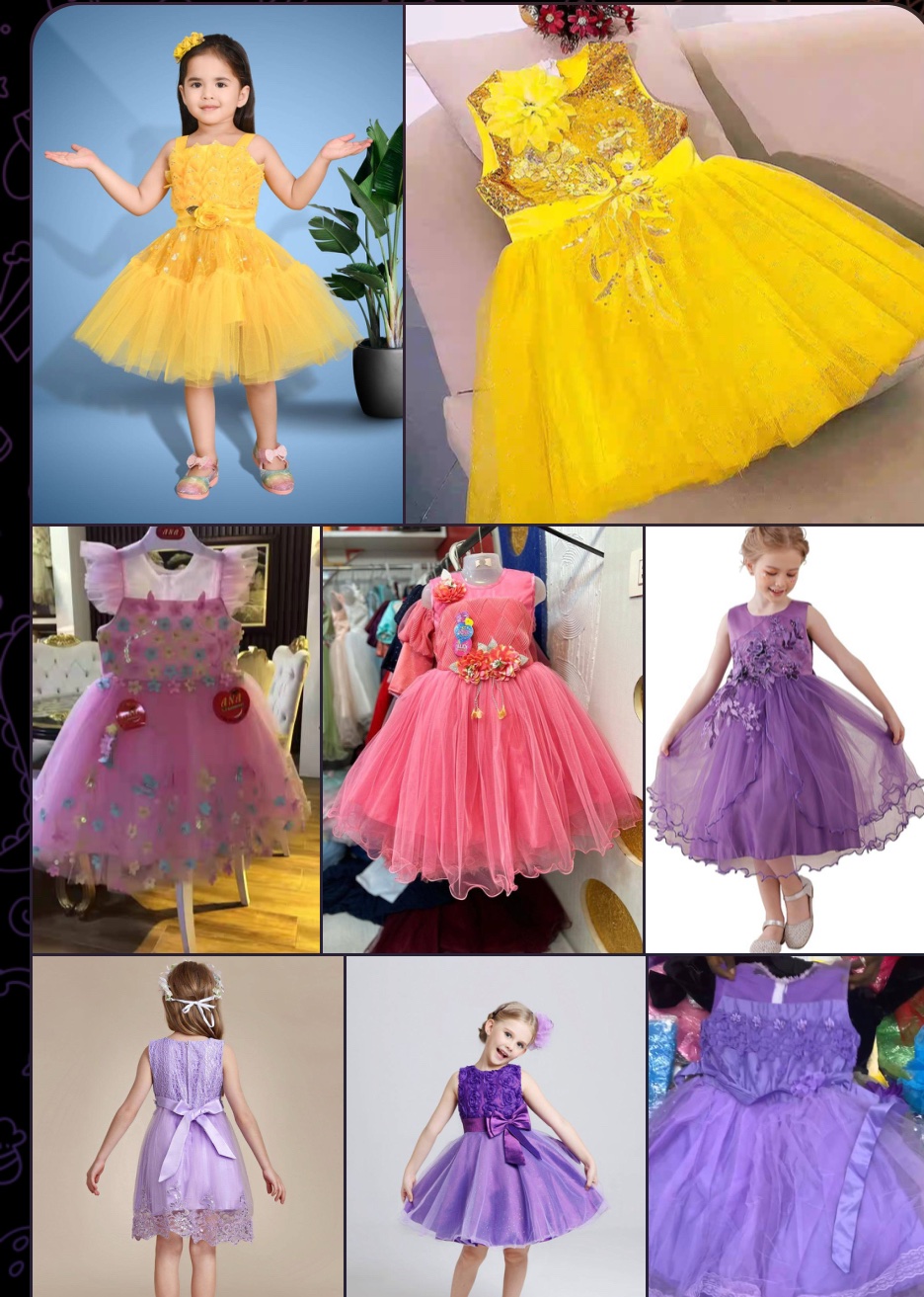 Children ball gown 5pcs set