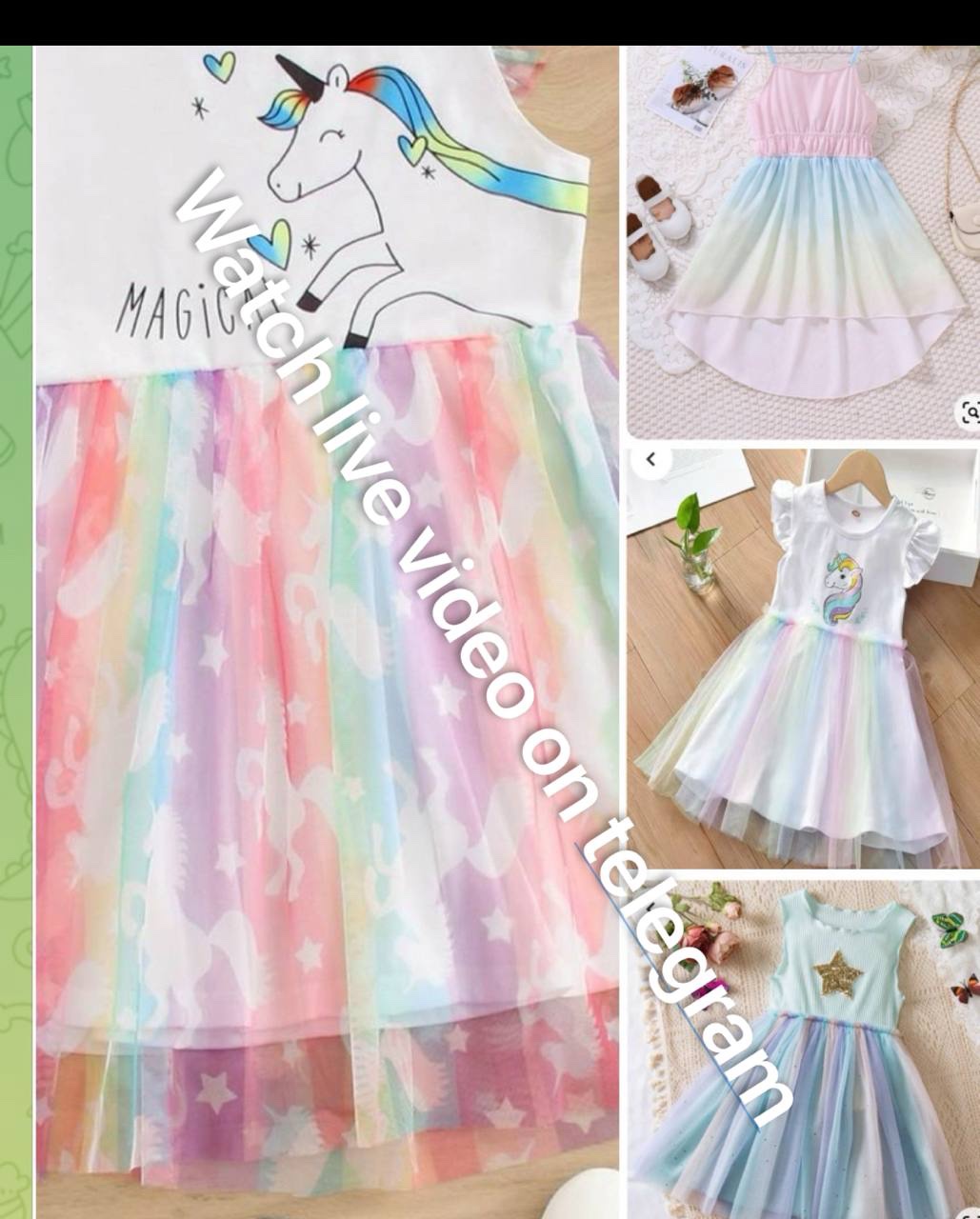 Small flee princess gown 5pcs set