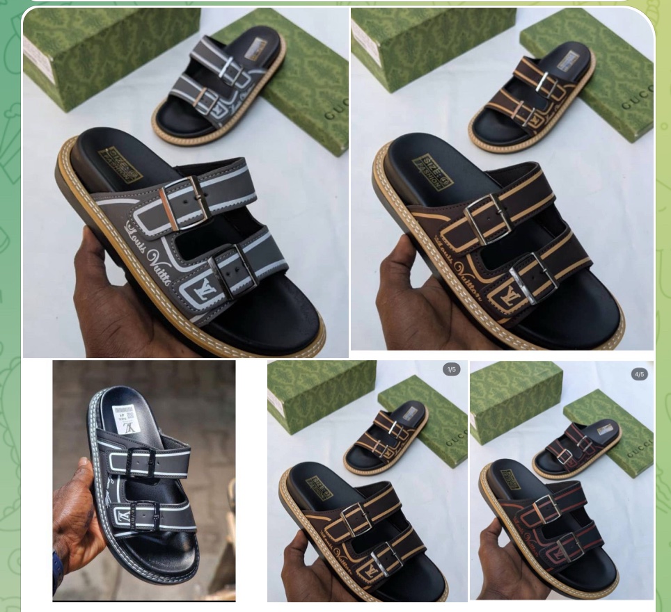 Louis Vuitton men slide 3pcs set