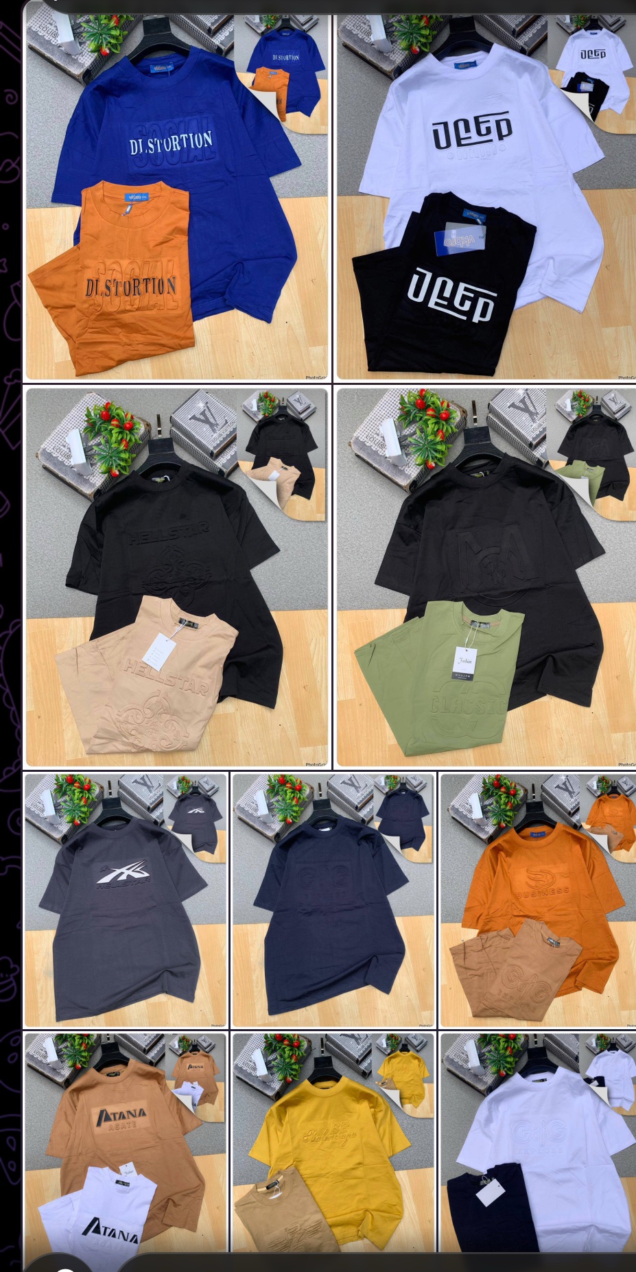Push up tees 10pcs set