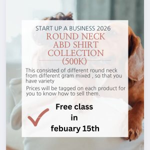 Round neck mix collection +free class with okin