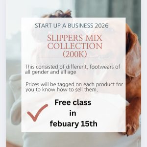 Slippers mix + free class