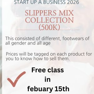 Slippers mixed + free class