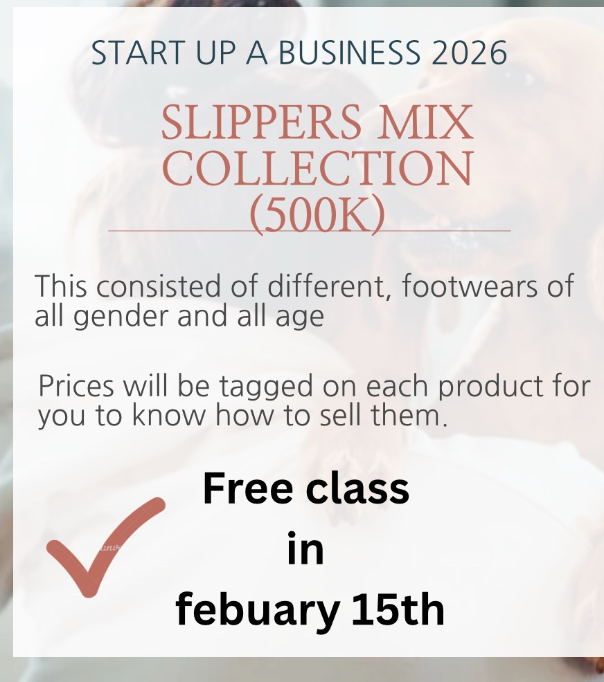 Slippers mixed + free class