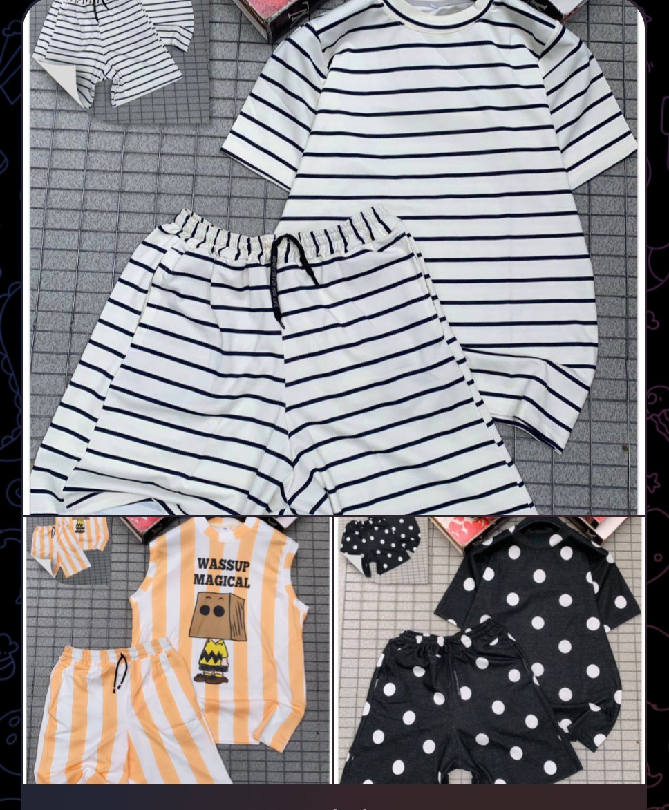 Men up and down 2pcs set