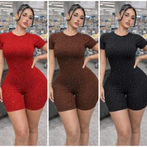 Glitter jumpsuit 2pcs  set