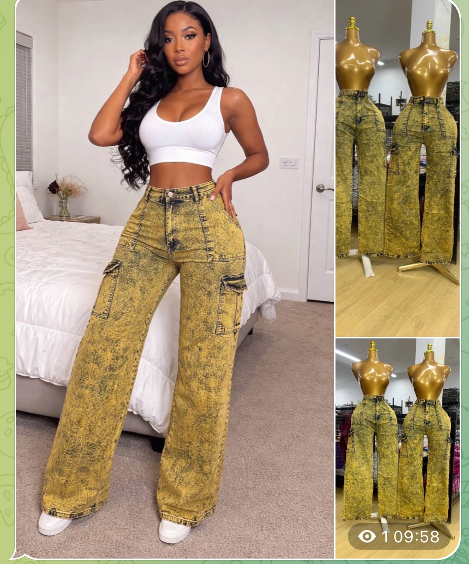 Tinted jean 3pcs set