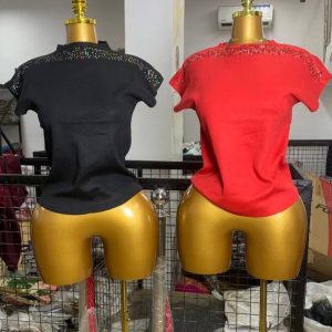 Stoned basic tops 3pcs