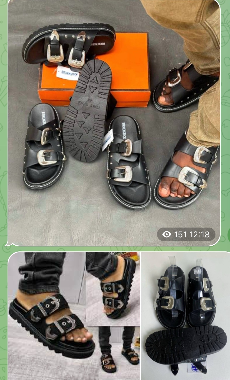 Men BIRKENSTOCK SLIDE 3pcs