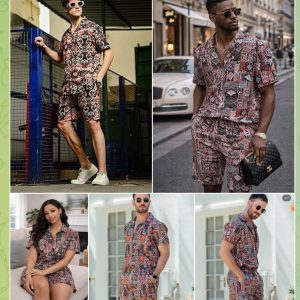 Unisex vintage up and down (5pcs )