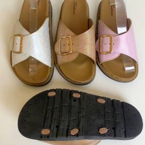 Leather up jelly sole 3pcs